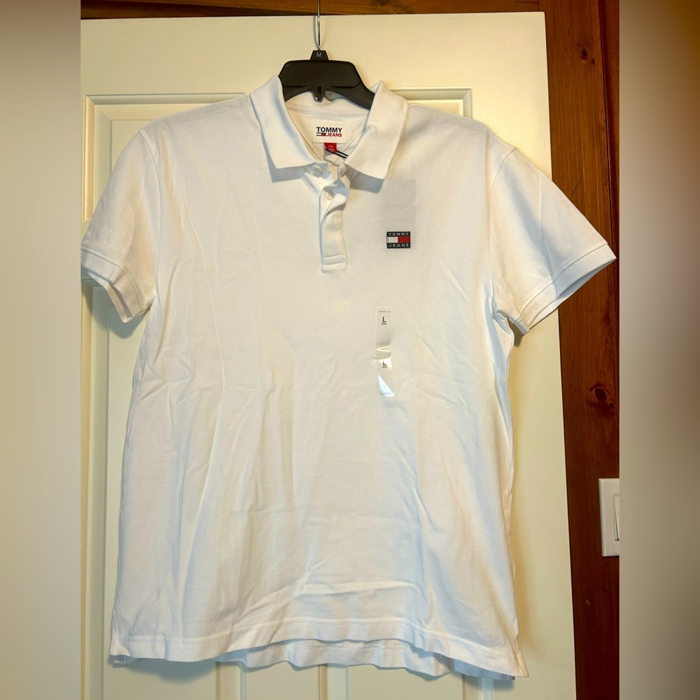Men’s Tommy Hilfiger white polo